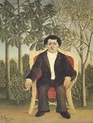 Henri Rousseau Landscape Portrait oil painting